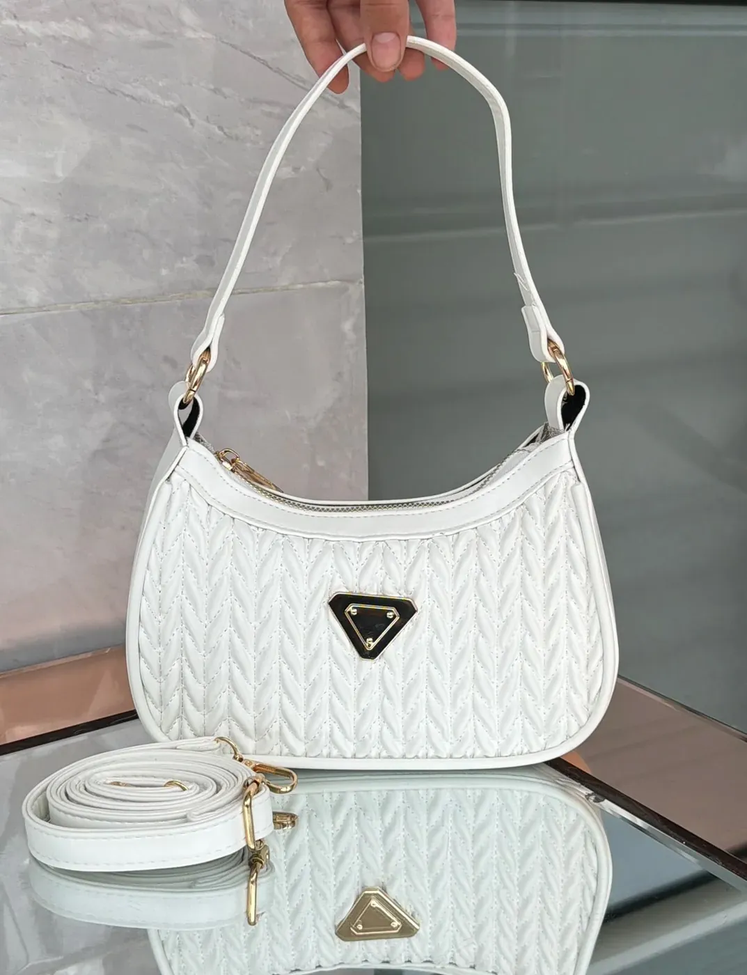 Bolso Baguette Acolchado Premium, foto 2 de 5